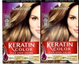 2 Pack Schwarzkopf Keratin Color Rich Even 7.55 Dark Golden Blonde Perma... - $29.99