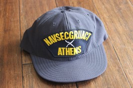 Vintage NAVAL NAVSECGRUACT ATHENS Snapback Hat - $14.26