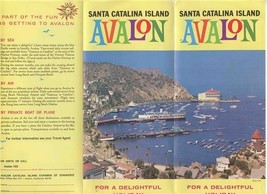Avalon Santa Catalina Island &amp; Catalina Welcomes You Brochures California 1965 - £25.10 GBP