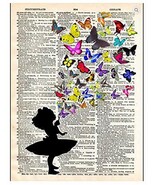 Art N Wordz Butterflies Fly Dictionary Page Pop Art Wall or Desk Art Pri... - €21,30 EUR