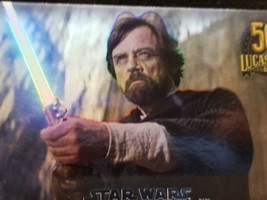 2021 Star Wars Masterwork RAINBOW PRISM CHASE CARD Last Jedi LFA-9 089/299 - £8.88 GBP