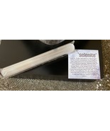 Polished Selenite Crystal Massage Reiki Wand 6&quot; Smooth Round Tip CHARGE ... - $16.95