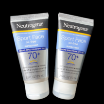 Neutrogena Sport Face Oil-Free Sunscreen Lotion SPF 70+ (2.5 Fl Oz) - 2 ... - $16.99