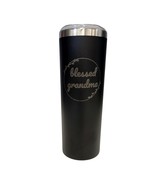 Blessed Grandma in Leaf Frame Black 20oz Skinny Tumbler LA5030 - €17,52 EUR