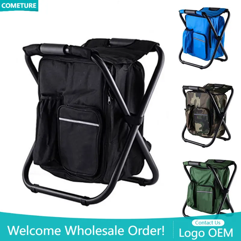 Portable Backpack Seat Beach Chair Camping Chair Stool Outdoor Multifunctional - £67.14 GBP