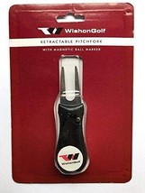 Tom Wishon Golf Retractable Pitchfork Or Target Golf Ball Marker - £4.21 GBP+