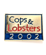 VTG 2002 Cops and Lobsters Police Law Enforcement Fundraiser Enamel Lape... - $17.75 CAD