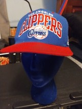 Los Angeles Clippers Mitchell &amp; Ness Blue Red NBA Snapback Hat Embroider... - £19.39 GBP