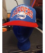 Los Angeles Clippers Mitchell &amp; Ness Blue Red NBA Snapback Hat Embroider... - £19.32 GBP