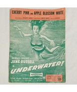 Jane Russell Howard Hughes 1951 Movie Underwater Sheet Music Cherry Pink - €11,31 EUR