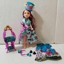 Ever After High Doll Madeline Hatter Accessories Extra Outfit Chair Movable - £28.74 GBP