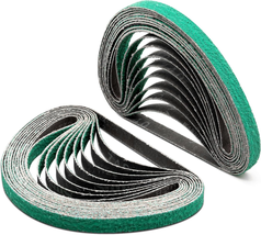 1/2&quot; X 18&quot; Zirconia Sanding Belts for Belt Sander, 40 Grit 1/2 X 18 Inch Sanding - £20.29 GBP