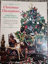 Christmas Decorations from Williamsburg&#39;s Folk Art Collection: Step-By-Step... - £3.51 GBP