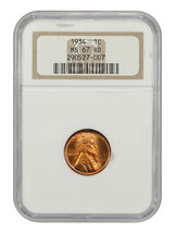 1934 1C NGC MS67RD - £242.88 GBP