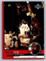 1999 Upper Deck Tribute to Michael Jordan #2 (First home playoff game 4/24/85) - £2.73 GBP