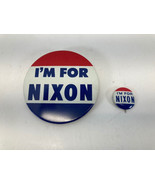 Nixon Campaign Pin / I&#39;m for Nixon Lot Of 2 - £7.84 GBP