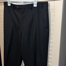Ralph Lauren pinstripe flat front dress pants size 34 x 30 - £23.13 GBP