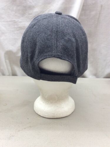 trucker hat baseball Cap Grey Vintage Flannel Pleather Item image 4