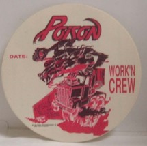 POISON / BRET MICHAELS - VINTAGE ORIGINAL CONCERT TOUR CLOTH BACKSTAGE PASS - $13.69 CAD