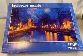 1000 Piece Jigsaw Puzzle Game for Adults and Kids - Amsterdam in The Night - £11.81 GBP