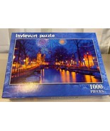 1000 Piece Jigsaw Puzzle Game for Adults and Kids - Amsterdam in The Night - £11.76 GBP