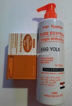 Pure egyptian magic egg yolk face body lotion, soap - $47.99