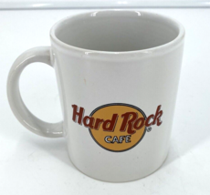Hard Rock Cafe White Drinking Coffee Mug Cup Classic Logo - $7.66