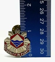 US Army 115th Engineer Group Solidarity in Purpose Military Lapel Pin - £14.26 GBP