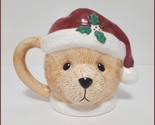 NEW RARE Vintage Ceramic Enesco Cherished Teddies Christmas Teddy Bear M... - $23.99