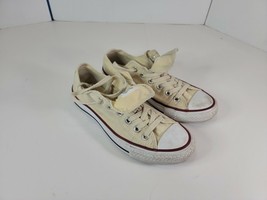 Converse Chuck Taylor All Star Low Top Women Size 7 Unbleached Ivory Off... - $19.99