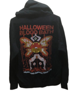 Flaming Lips Halloween Blood Bath Peace Paranoia 2013 Tour Black Zip Hoo... - £44.70 GBP