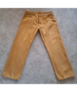 Levis 501XX Jeans Men 36X29 Gold Denim Button Fly Classic Fit Straight R... - £27.46 GBP
