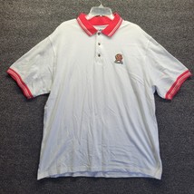 Lee Sport Maryland Terps Polo White/Red Men&#39;s Sz 2XL Terrapins - £18.92 GBP