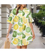 Lemons Button Front Shirt Dress (Size XS - 5XL) - $35.00 - $41.00