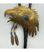 Navajo Alice McShirley Eagle Profile Bolo Tie Copper Material One-Off Piece - $10,928.74 MXN