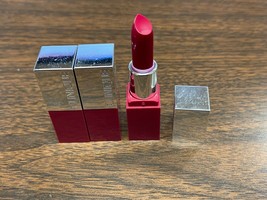 Lot of (3) Clinique Pop Lip Color Lipstick + PRIMER 06 Rose Pop Travel Size NEW - £11.89 GBP