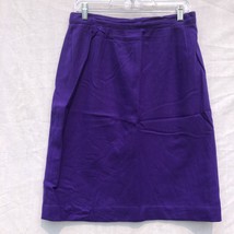 Radcliff Purple Pencil Skirt Waist 31&quot; 100% Wool Vintage - £23.35 GBP
