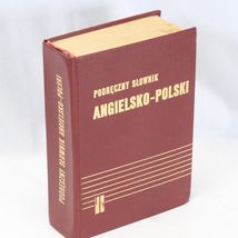 English Polish Dictionary 1981 Wiedza Powszechna Hardcover Angielsko Polshi - $14.69