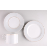 Noritake Linen Road Fine Porcelain Tea Cup Saucer and Bread/Butter Plate... - £19.90 GBP