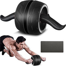 AB Wheel Roller with Resistance Spring, Automatic Rebound Exercise Abdominal Ult - £63.90 GBP