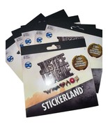 6 Booklets 120pc DC Justice League Superman Batman Micro Sticker Party F... - $5.93
