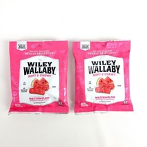 (Lot of 2) Wiley Wallaby Australian Watermelon Gourmet Licorice 4 oz Bags Candy - £8.24 GBP