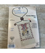 Country Wireworks Cross Stitch Kit Baby Booties 072101 Quick Easy Heart ... - $14.95