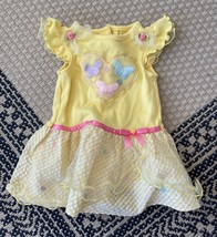 Baby Girl Butterfly Flower Dress Size 6-9 Months - £7.00 GBP