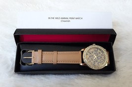 AVON &quot;IN THE WILD&quot; ANIMAL PRINT WATCH (Quartz movement, Strap Band) ~ NE... - $19.53