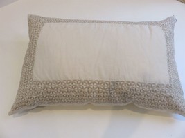 Vera Wang Basketweave Texture rectangle deco pillow NWT $165 - £54.00 GBP