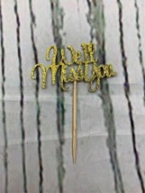 We&#39;ll? Miss You Cupcake Toppers 72 Pcs Retirement Going Away Gold Glitter - $18.99