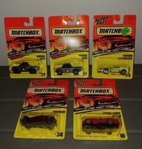 LOT OF (5) 1995/96 1993 MATCHBOX #34 #78 #77 #10 Prowler Tank Ferrari Jeep - $15.00