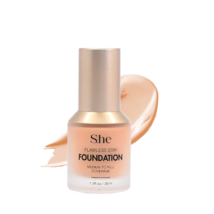 S.he Makeup Flawless Stay Foundation - Medium to Full Coverage - #03 GOL... - $5.49