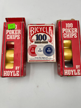 300 Bicycle Hoyle Poker Chips Vintage Plastic Game - £10.74 GBP